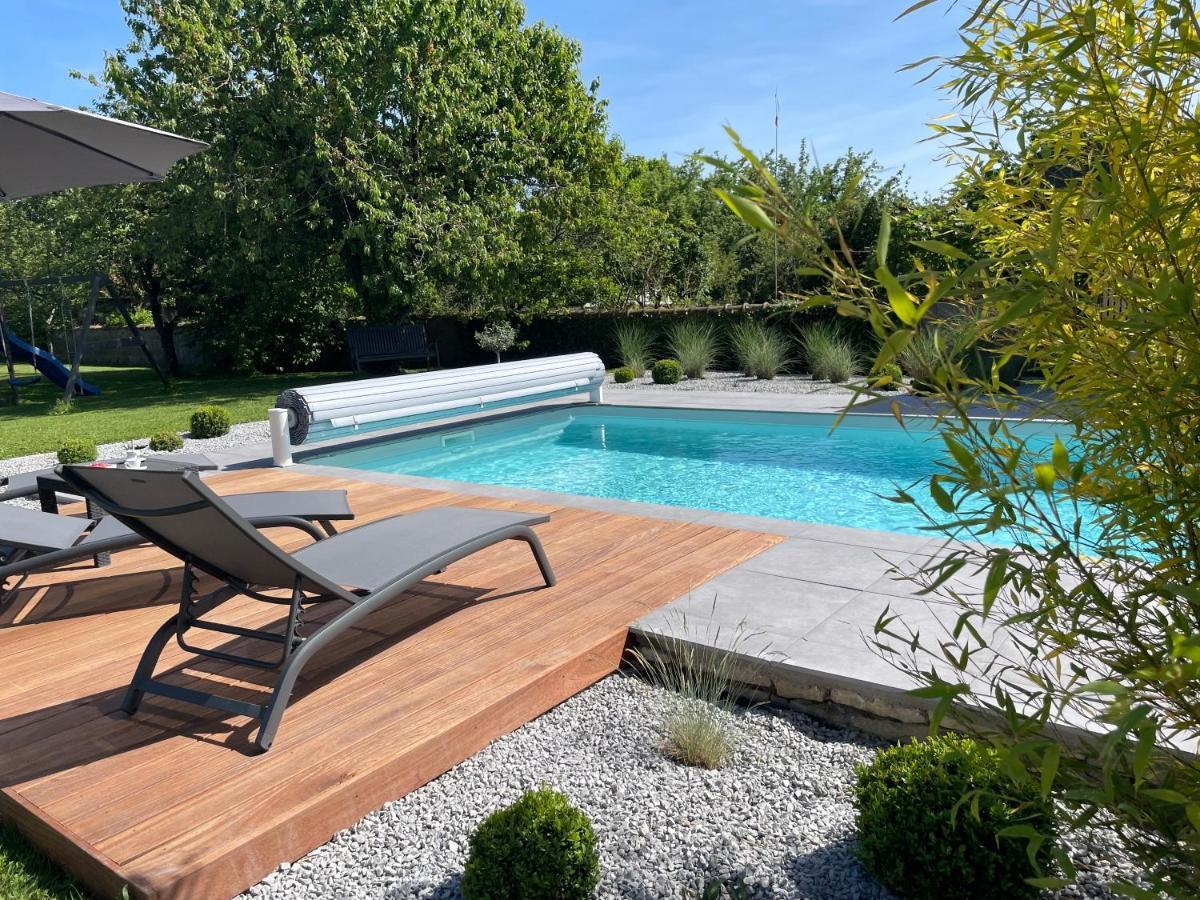 Sejour Detente - Appart'Hotel N 1 Avec Jaccuzi, Piscine Et Petit-Dejeuner Chouzelot Exteriör bild